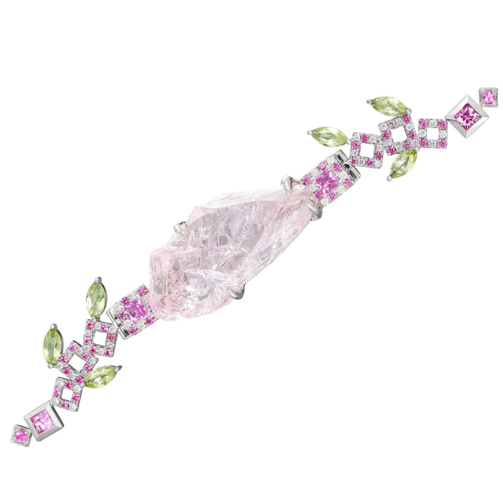 Morganite Brooch