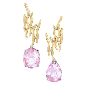 Kunzite earrings