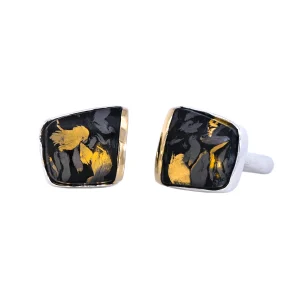 Magnetite Jade Cufflinks