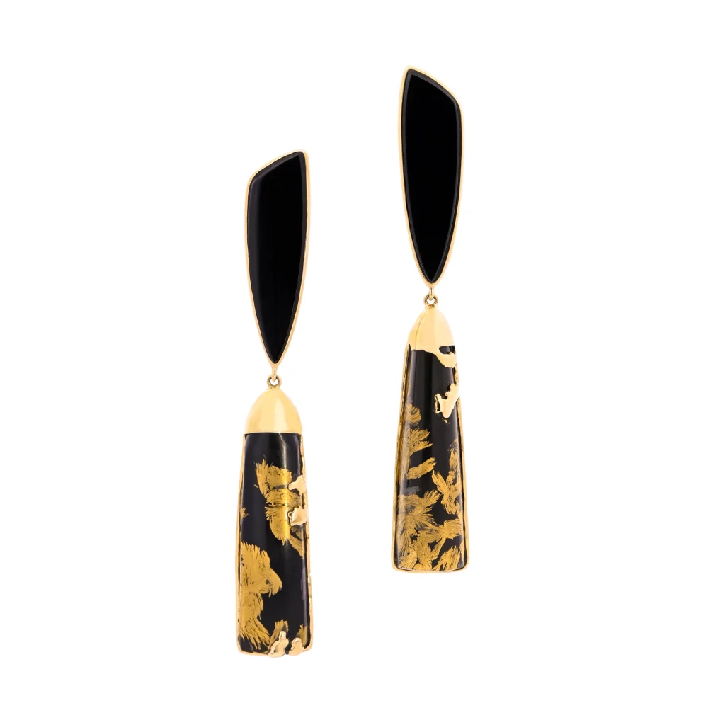 Black Agate Earrings