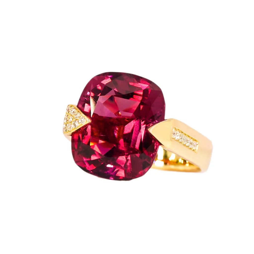 Rubellite Tourmaline Ring
